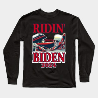 Ridin With Biden 2024 shirt, Biden Harris 2024 shirt , Biden For President LTSD13 Long Sleeve T-Shirt